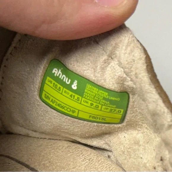 Ahnu Maia Sandals Gold Brown Strappy Leather Metallic Comfort Boho Women 10.5 - Picture 7 of 7